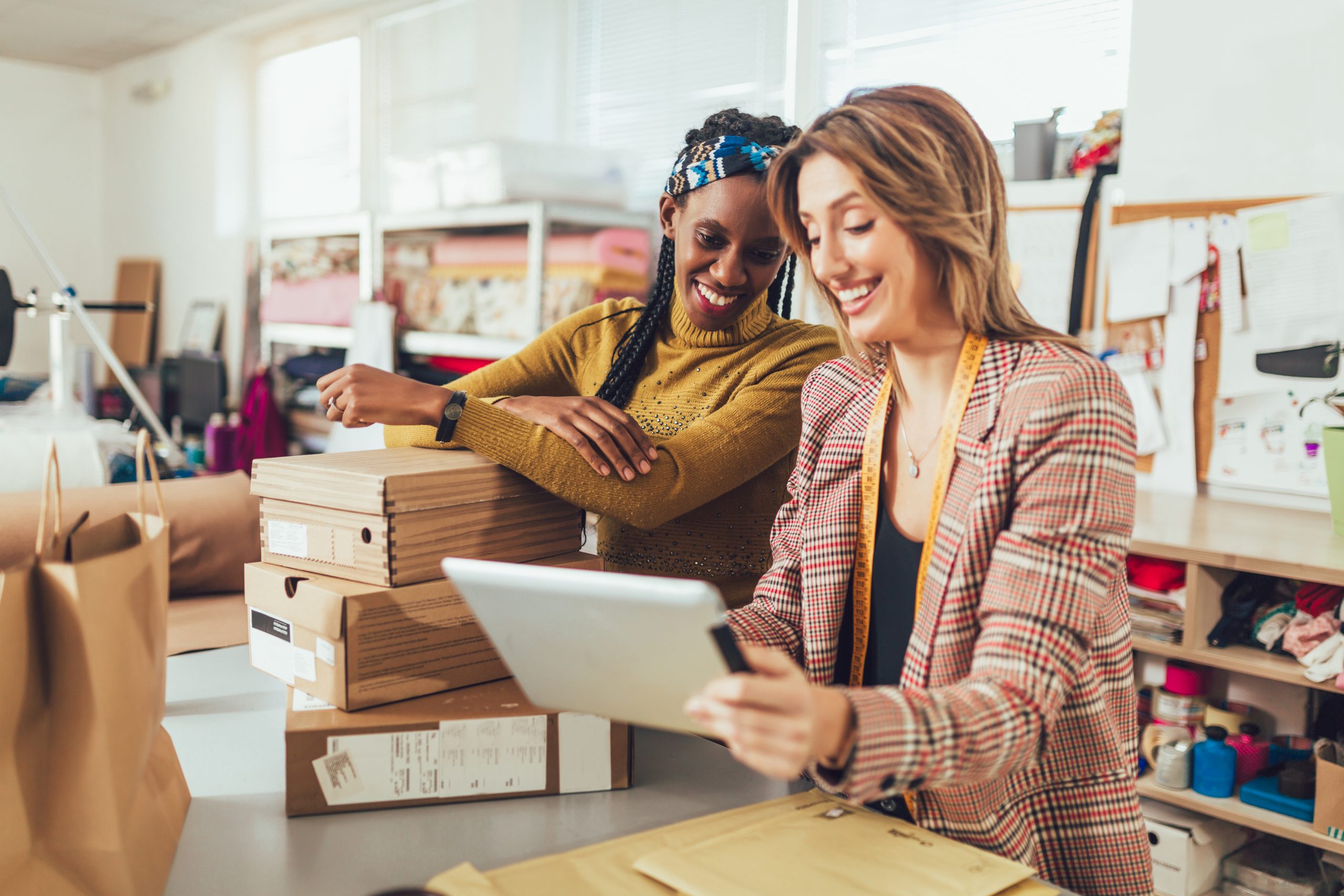 Sales Online. Working women at their store | Menopause Friendly Workplace