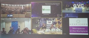 Virtual tables across the UK being streamed live at The Menopause Friendly Employer Awards 2022