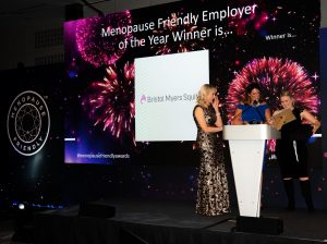 Bristol Myers Squibb being announced as The Menopause Friendly Employer of the Year 2022