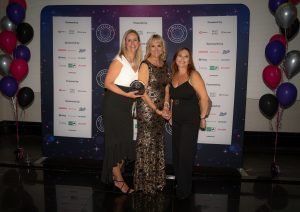 Aster Group, winner of The Best Support Group with Louise Minchin at The Menopause Friendly Employer Awards 2022