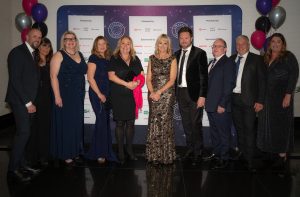 Guests with Louise Minchin at The Menopause Friendly Employer Awards 2022