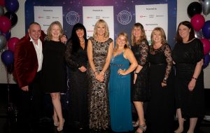 Guests with Louise Minchin at The Menopause Friendly Employer Awards 2022