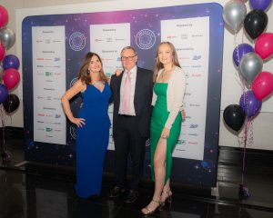 Deborah Garlick, Marc Lazarus and Daisy Lazarus at The Menopause Friendly Employer Awards 2022