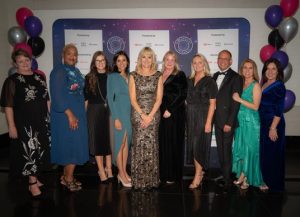 Bristol Myers Squibb, winner of The Menopause Friendly Employer of the Year and Best Trained Workforce Award with Louise Minchin