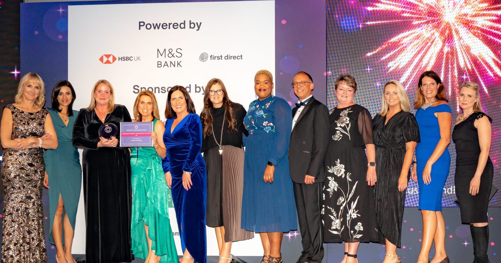 Bristol Myers Squibb receiving the Menopause Friendly Employer of the Year Award at The Menopause Friendly Employer Awards 2022