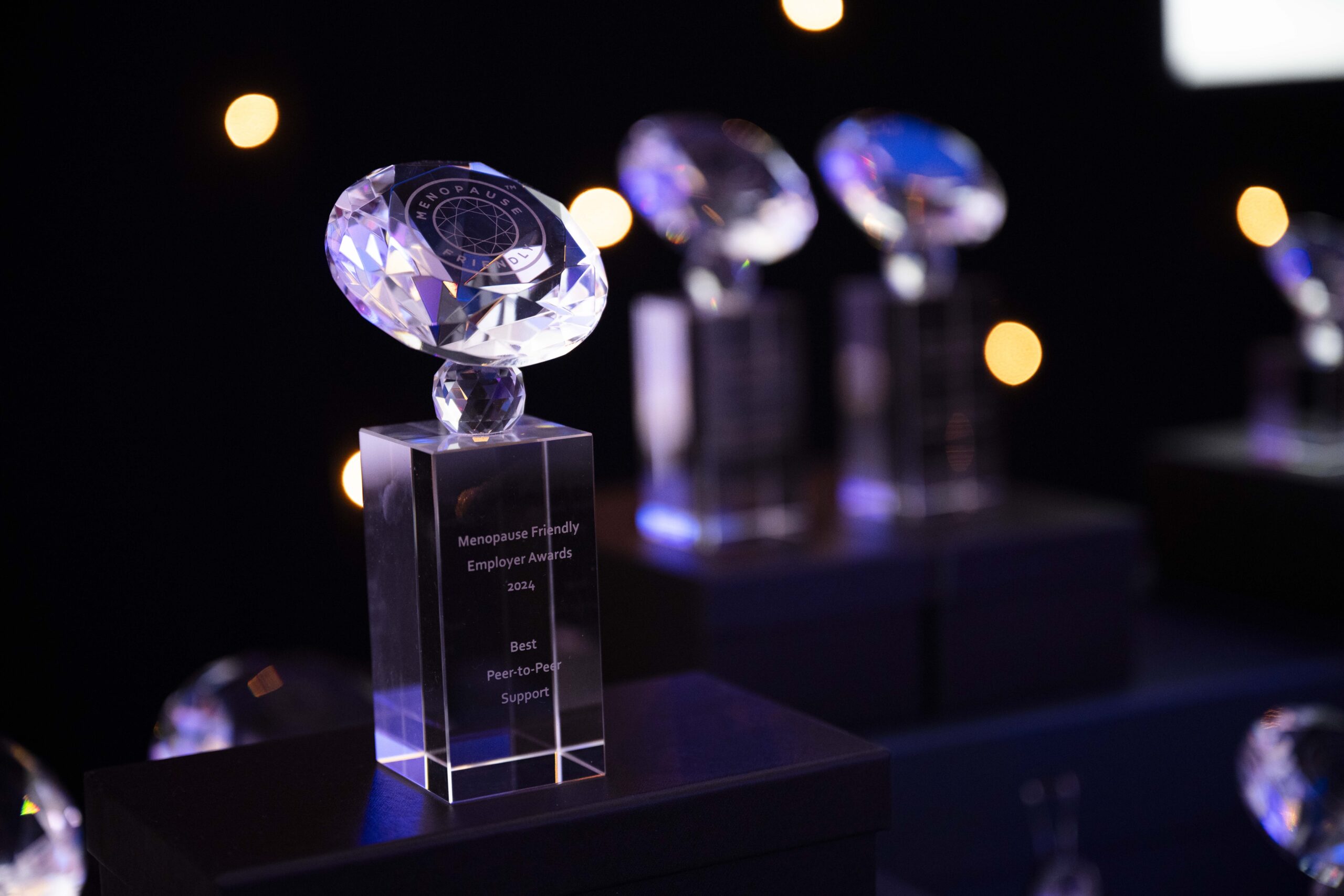 Awards on display at The Menopause Friendly Employer Awards 2024