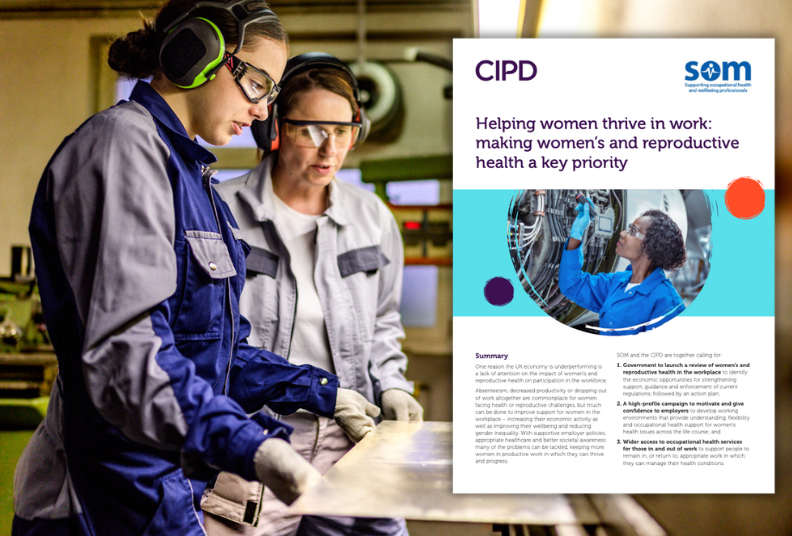 helping women thrive at work, CIPD, Henpicked, Menopause in the workplace