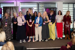 MMFEA25 London Presenters and winners on stage MMFEA25 London