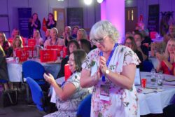 MMFEA25 Nottingham Mandy Baughurst and Crowd